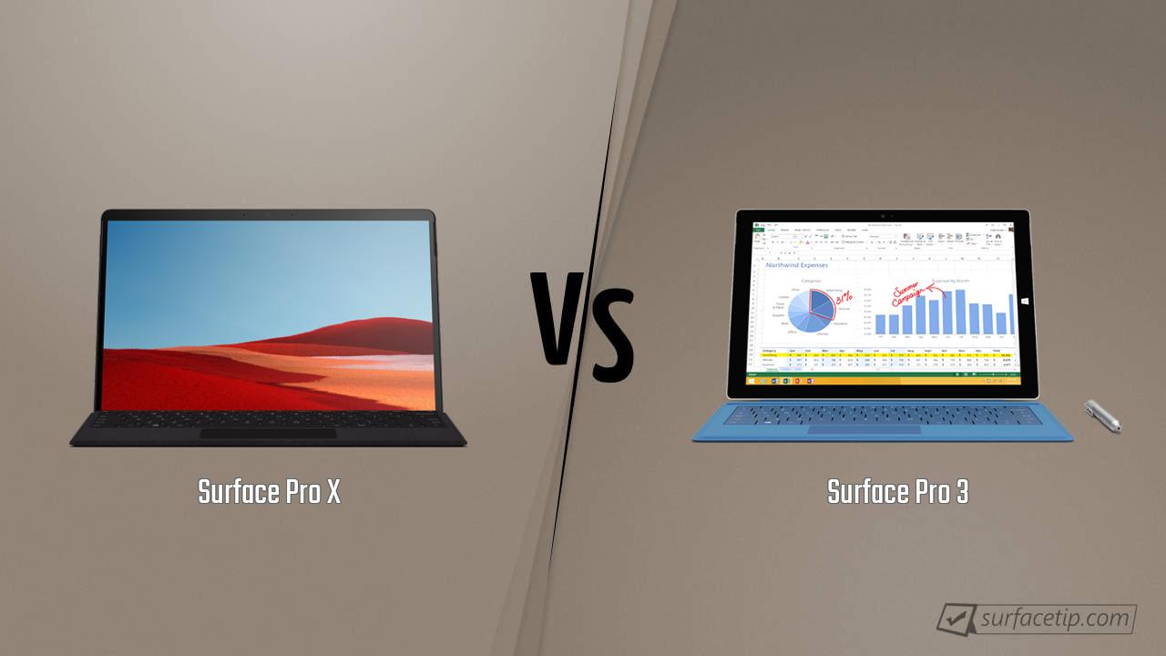 Surface Pro X vs. Surface Pro 3