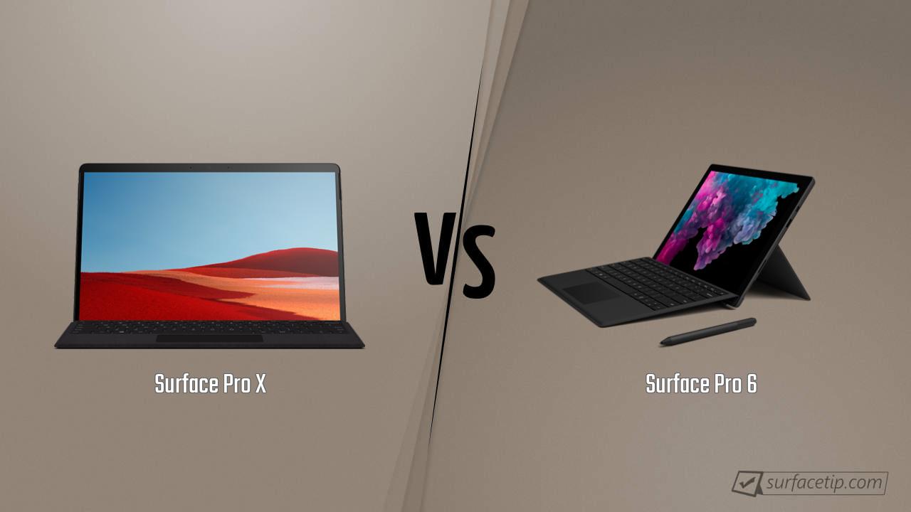 Surface Pro X vs. Surface Pro 6