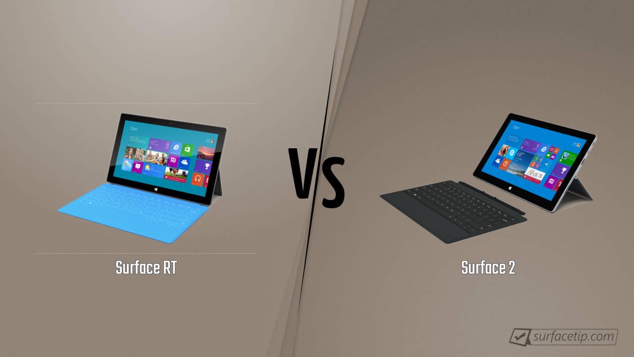 Surface RT vs. Surface 2