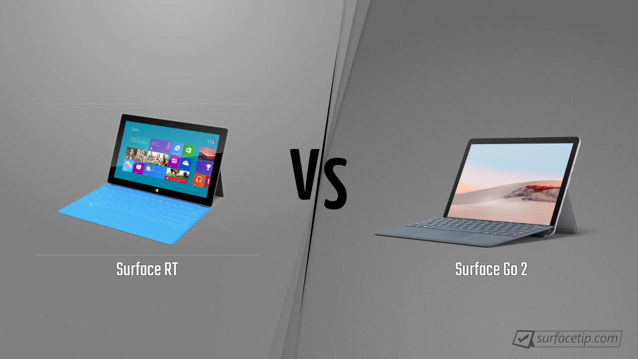 Surface RT vs. Surface Go 2