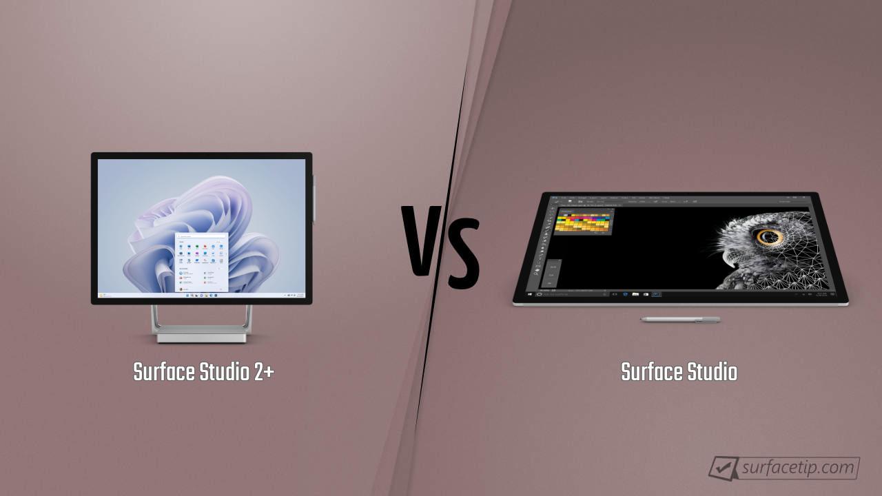 Surface Studio 2+ vs. Surface Studio