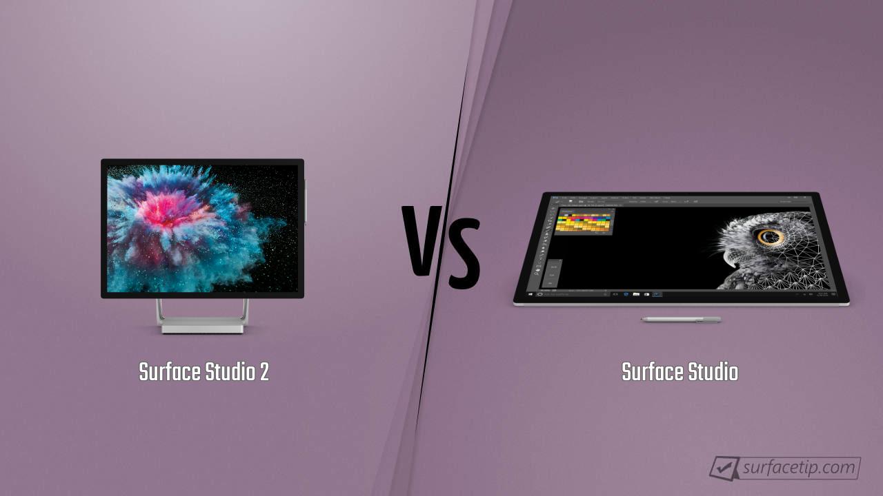 Surface Studio 2 vs. Surface Studio