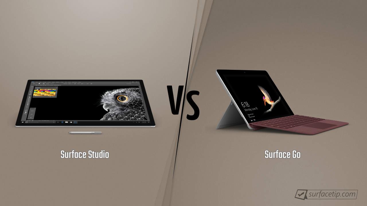 Surface Studio vs. Surface Go