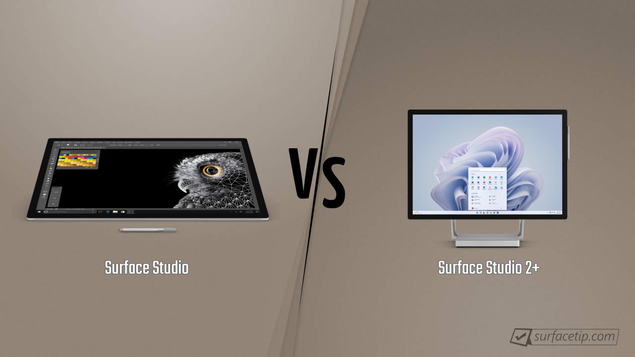 Surface Studio vs. Surface Studio 2+