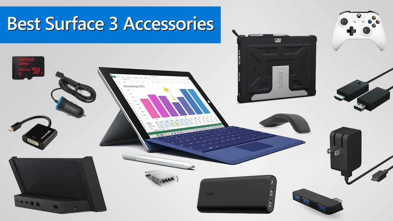 værdi Spænde krone Best Microsoft Surface 3 Accessories for 2021 - SurfaceTip