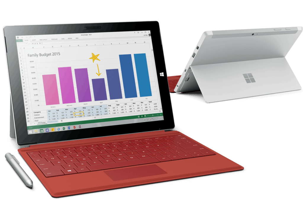 surface 3 specs by serial number