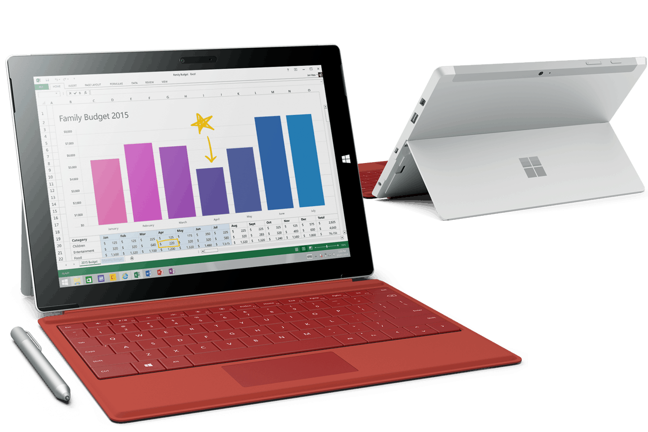 Microsoft Surface 3 Specs – Full Technical Specifications Image