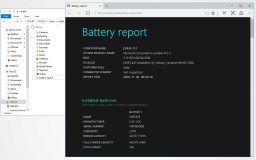 How to access the Surface’s battery report