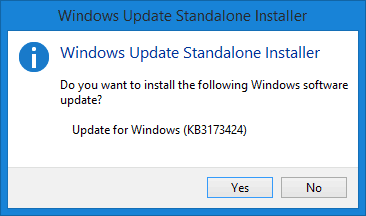 windows update standalone installer taking a long time