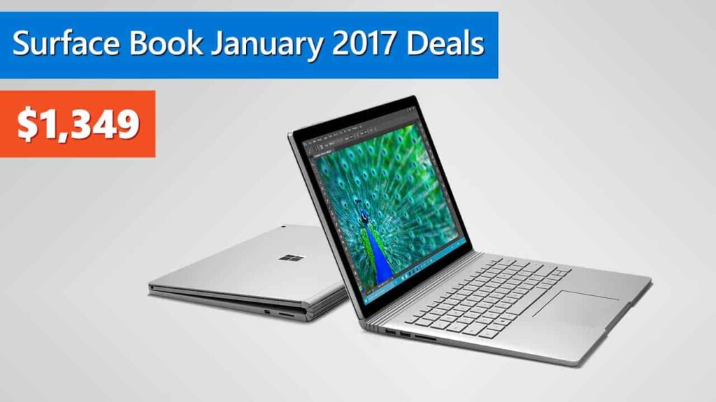 Microsoft Surface Book January 2017 Deals