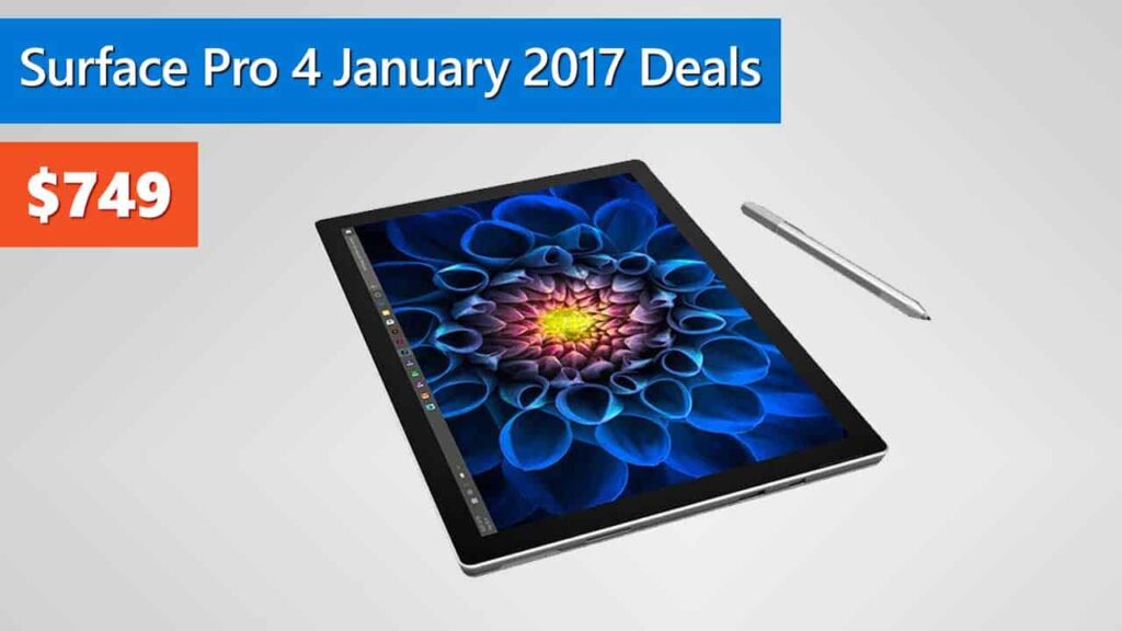Surface Pro 4 January 2017 Deals