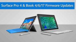 Surface Pro 4 and Surface Book with Creators Update pick up new firmware updates
