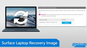 How to download Surface Laptop recovery image