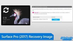 How to download Surface Pro (2017) Recovery Image