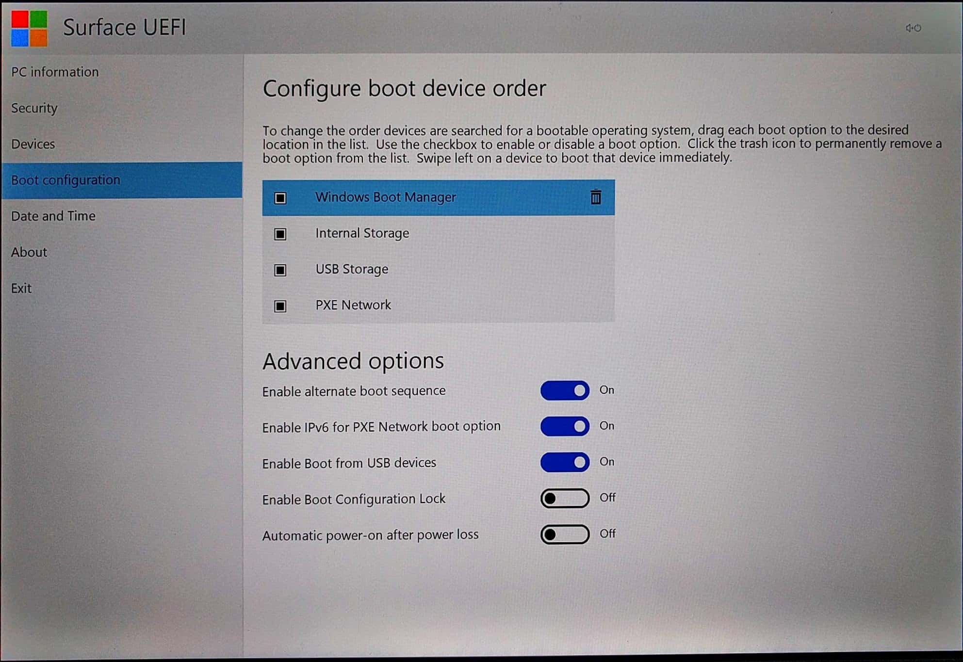 Device order. Surface 4 BIOS. UEFI hotkey. Secure Boot configuration. Surface book Boot from USB.