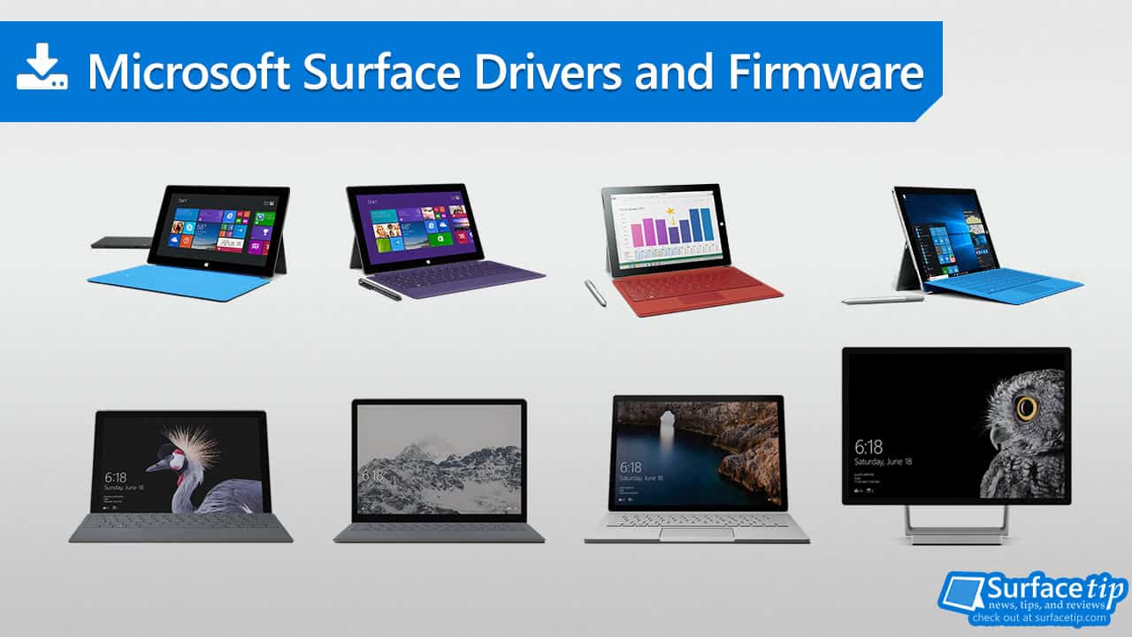 Download Microsoft Surface Drivers and Firmware