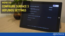 How to Configure Surface 3 UEFI/BIOS Settings