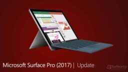 Microsoft Surface Pro (2017) also receives a large set of firmware updates for July 2018