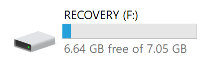 Recovery Drive in File Explorer