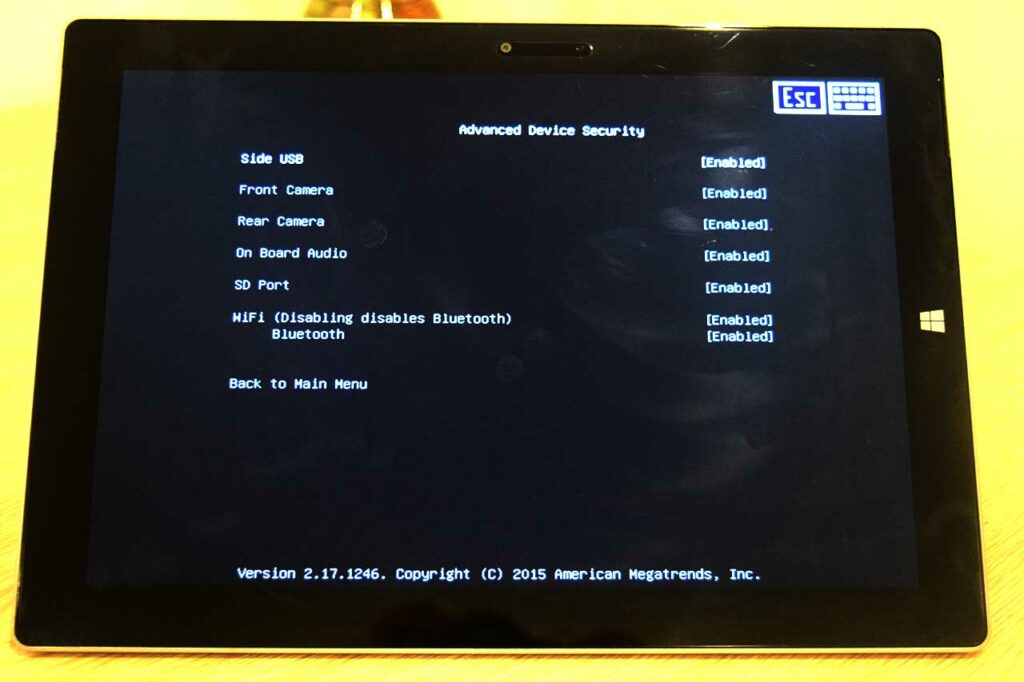 Surface uefi что это