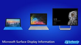 Microsoft Surface Display Comparison