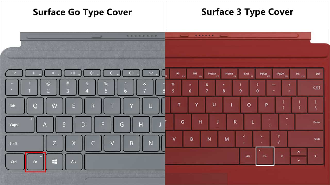 Surface Go vs. Surface 3 Type Cover 03