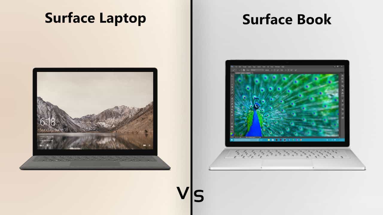 microsoft surface book vs laptop