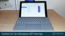 How to configure Surface Go UEFI/BIOS settings