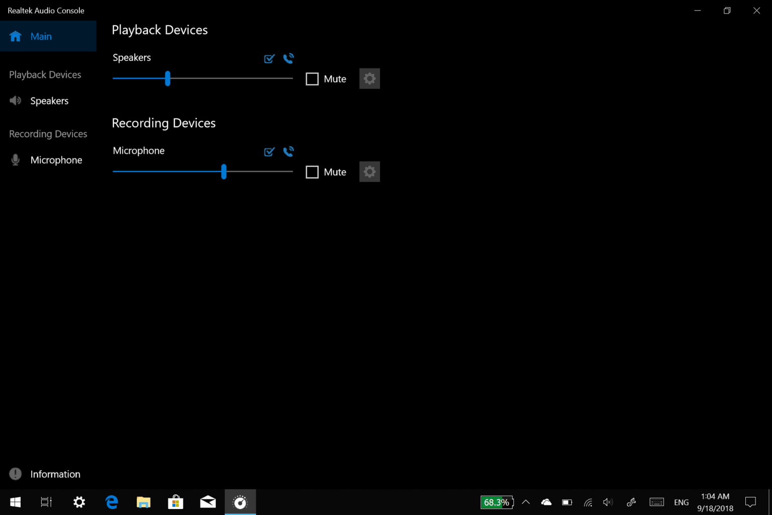 Surface Go Tip: Managing Sound Settings with Realtek Audio Console App ...