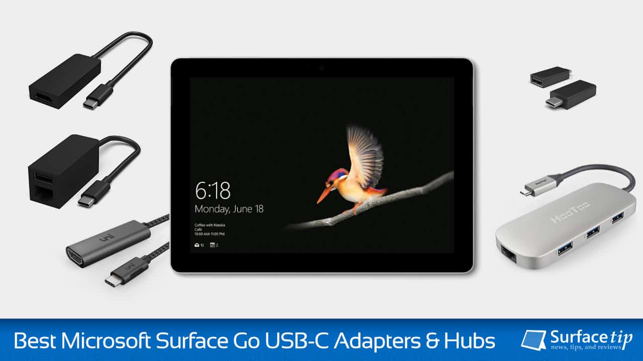 Best USB-C Adapters, Hubs, and Docks for Microsoft Surface Go