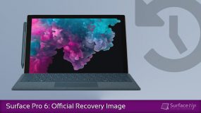 How to download the official Surface Pro 6 recovery image