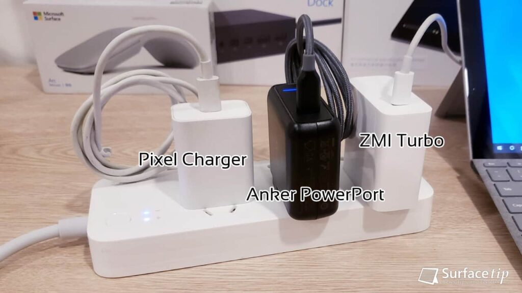 Pixel, Anker, and ZMI Charger