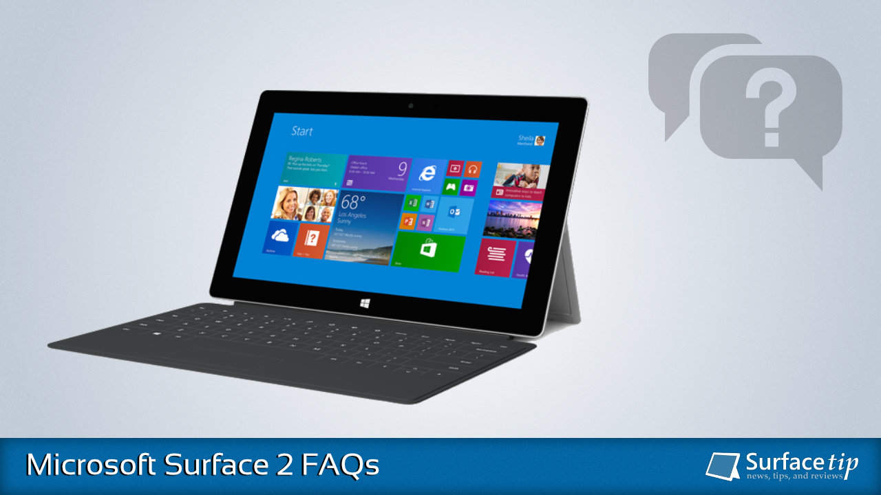 Microsoft Surface 2 FAQs