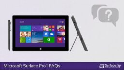 Microsoft Surface Pro 1 FAQs