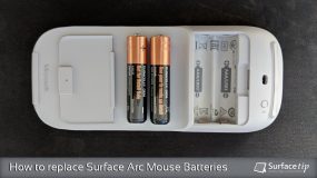 How to replace Surface Arc Mouse Batteries