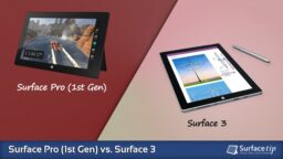 Surface Pro 1 vs. Surface 3