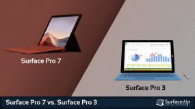 Surface Pro 7 vs. Surface Pro 3