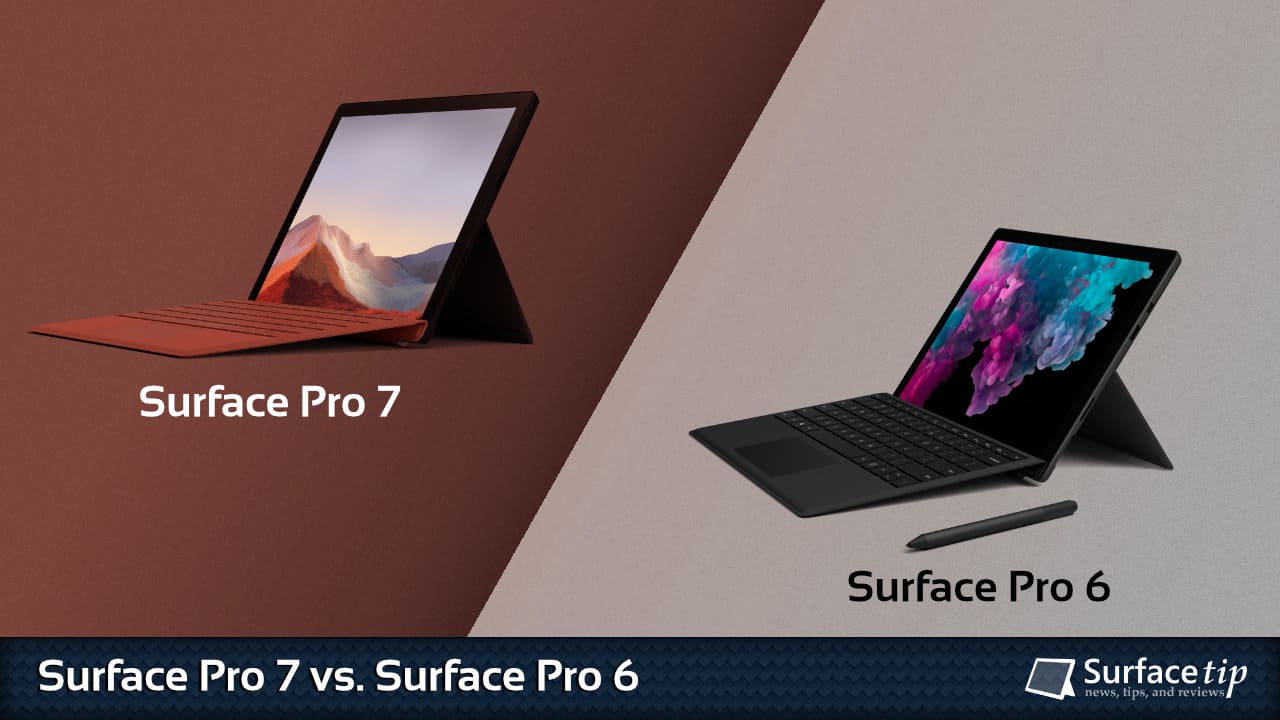 Surface Pro 7 vs. Surface Pro 6