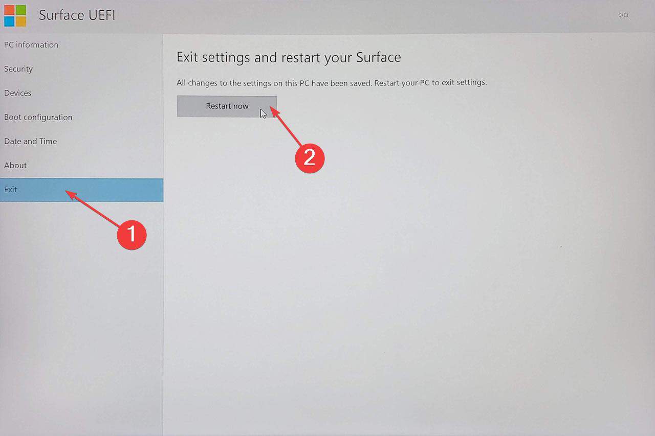 Disable Secure Boot on Surface Book 004