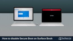 How to disable secure boot on Microsoft Surface Book