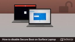 How to disable secure boot on Microsoft Surface Laptop