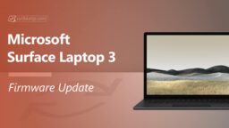 Surface Laptop 3 Firmware Update