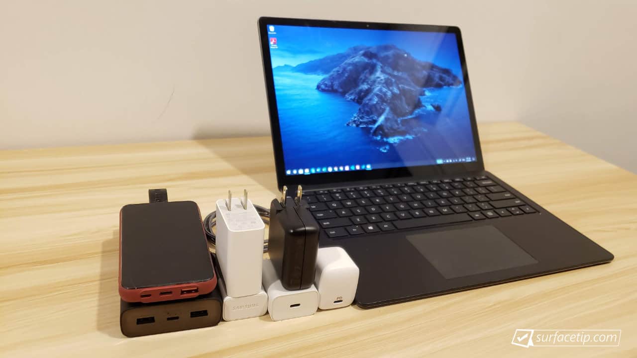 Surface Laptop 3 USB-C Charging