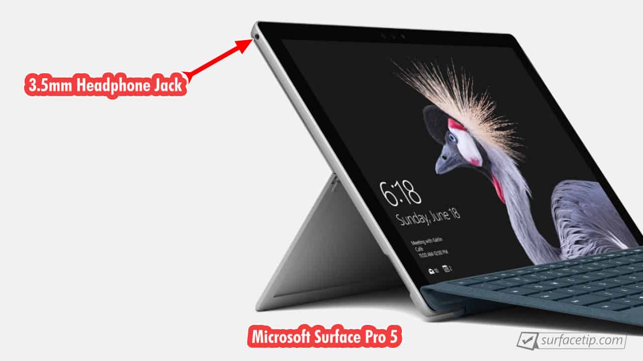 Surface Pro 5 Headphone Jack
