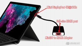 Surface Pro 6 MiniDP to HDMI Port