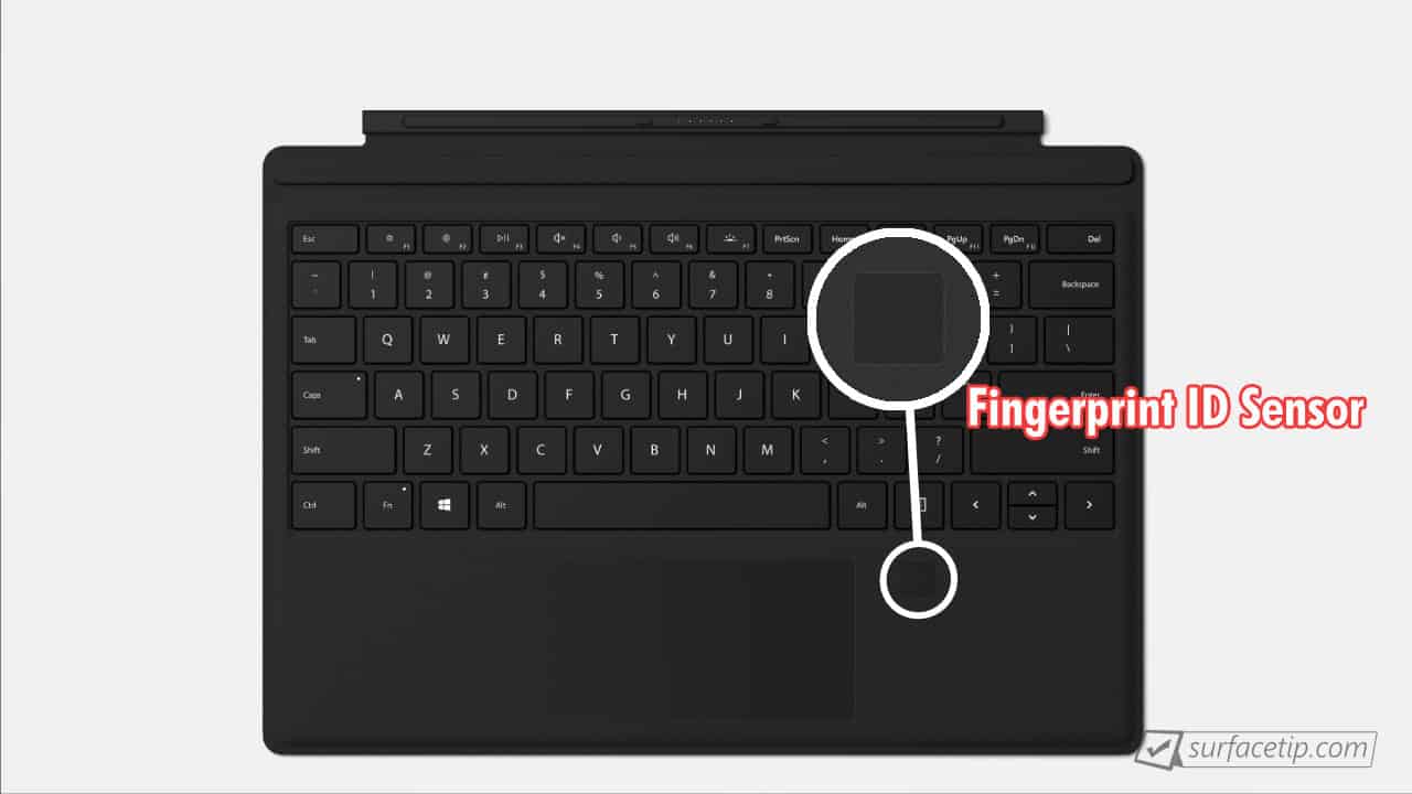 Surface Pro 3 Fingerprint Sensor