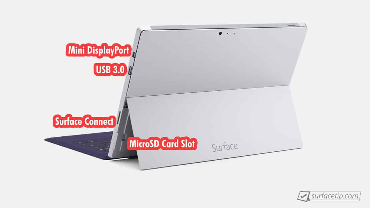 Premier Fortløbende reference What's ports on Microsoft Surface Pro 3? - SurfaceTip