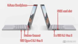 What’s ports on Microsoft Surface Book 3?