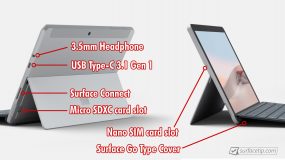 What’s ports on Microsoft Surface Go 3?