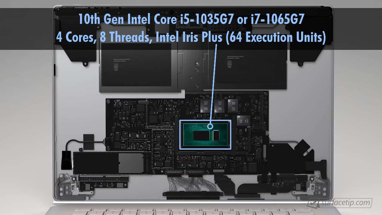 Surface Book 3 Processors Info
